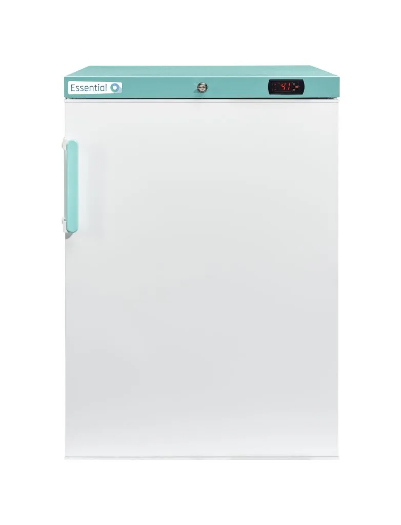 LEC Medical Laboratory & Medical Refrigeration LEC Medical WSR158DC-UK Solid Single Door Ward Countertop Refrigerator, 158 Litres