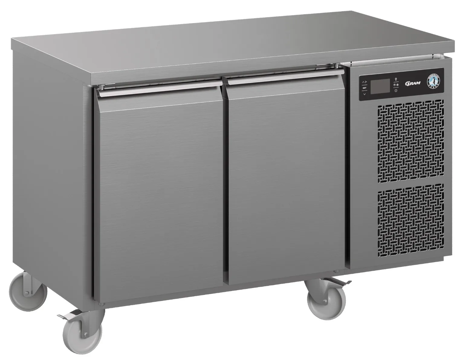 Hoshizaki Premier K 2 A DL DR C U 2 Door Stainless Steel Refrigerated Counter, 301 Litres
