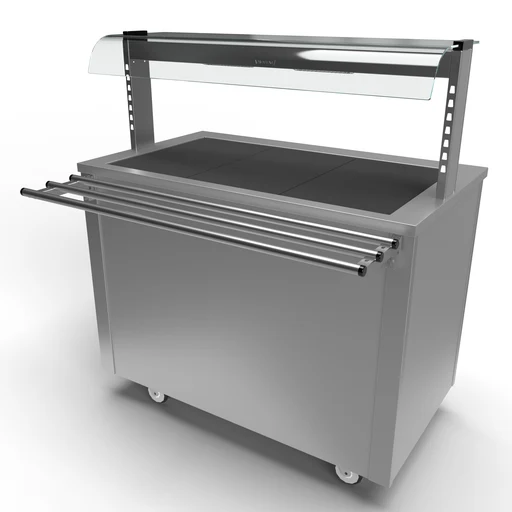 Moffat Versicarte Pro VC3HTQGTR Size 3 Hot Cupboard with Neo Ceran Hot Top Package, Complete with Gantry & Tray Rail
