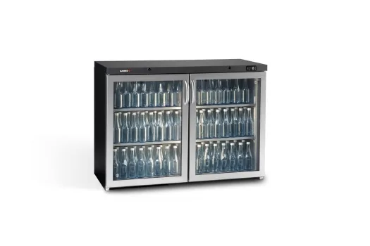 Gamko MG3/275GCS Maxiglass Double Door Undercounter Bottle Cooler – 275 Litres