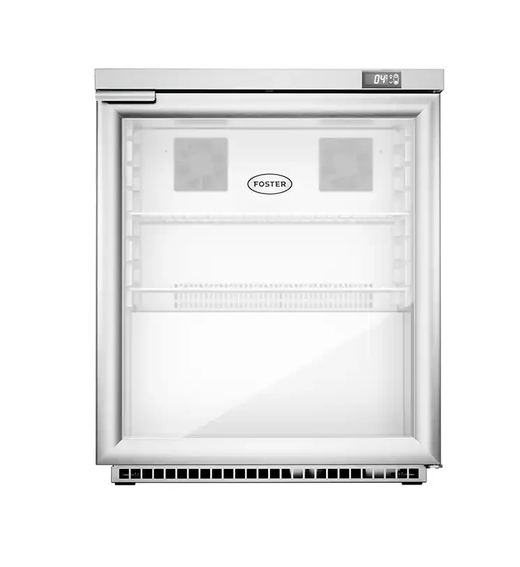 Foster HR200G Single Glass Door Undercounter Display Refrigerator – 200 Litres