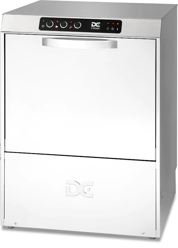 DC Products DC PG50A Premium Range 500mm Basket Frontloading Commercial Glasswasher with Break Tank, 30 Pint Capacity