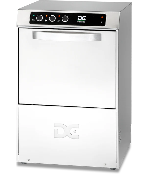 DC Products DC PG40A Premium Range 400mm Basket Frontloading Commercial Glasswasher with Break Tank, 18 Pint Capacity