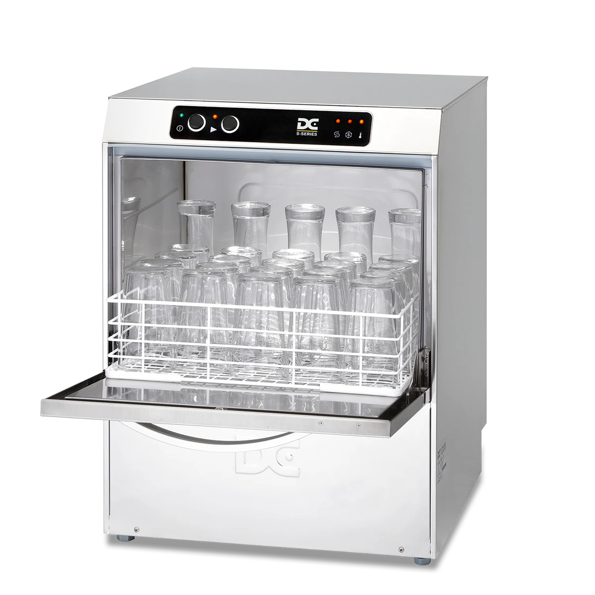 DC Products DC SG45 Standard Range 450mm Basket Frontloading Commercial Glasswasher, 30 Pint Capacity