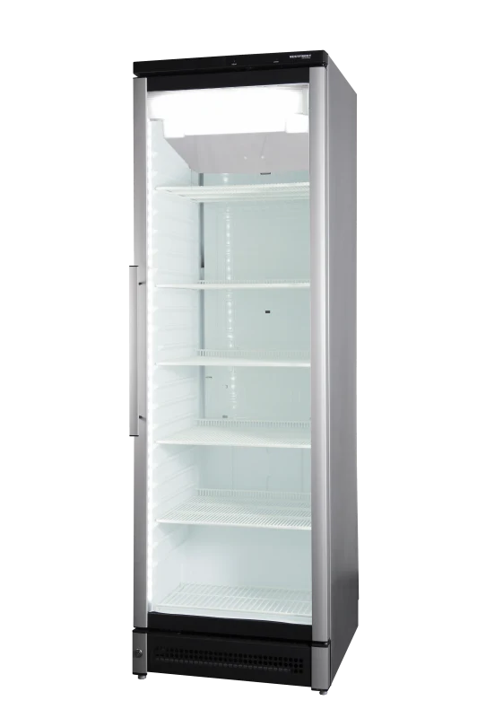 Vestfrost MF180 Glass Single Door Upright Display Freezer, 282 Litres