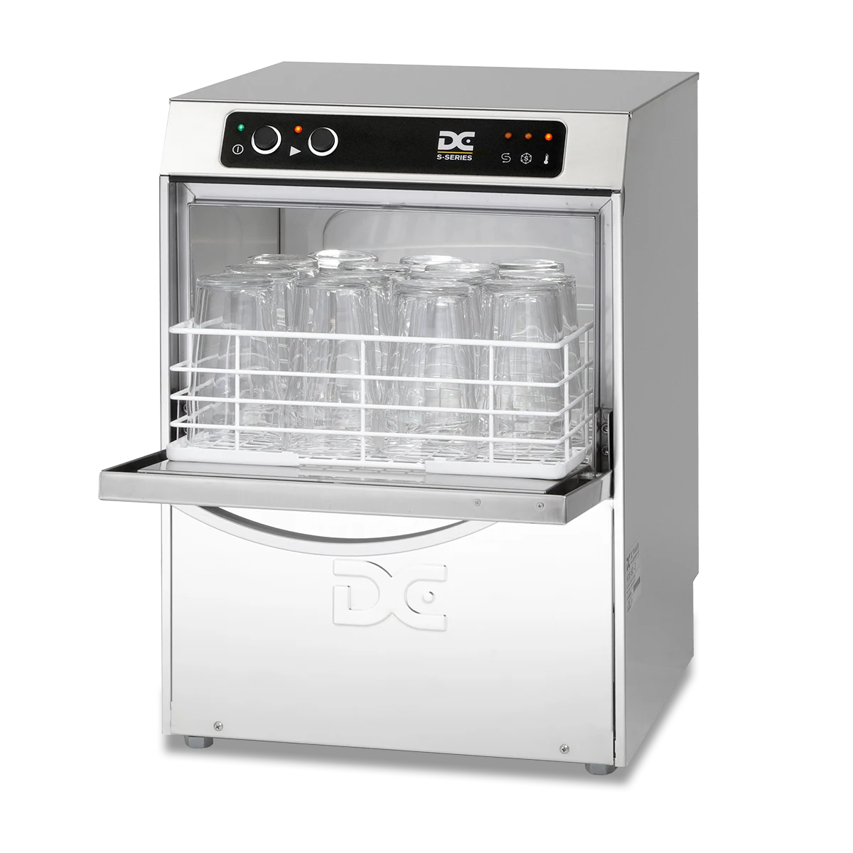 DC Products DC SG35 Standard Range 350mm Basket Frontloading Commercial Glasswasher, 14 Pint Capacity