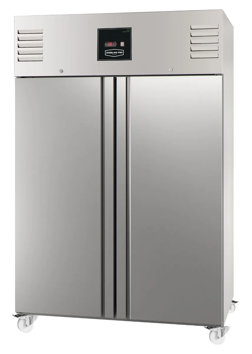 Sterling Pro Green SPI142 Double Door Gastronorm Fridge Cabinet, 1400 Litres