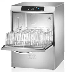 DC Products DC OG50AD Optima Range 500mm Basket Frontloading Commercial Glasswasher with Break Tank & Drain Pump, 18 Pint Capacity