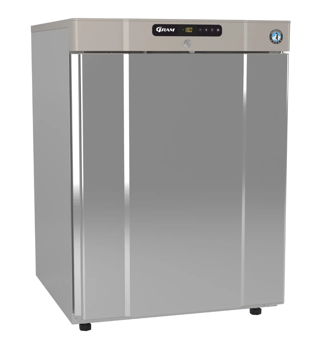 Hoshizaki K 220 R-DR G U Compact Undercounter Stainless Steel Refrigerator, 123 Litres