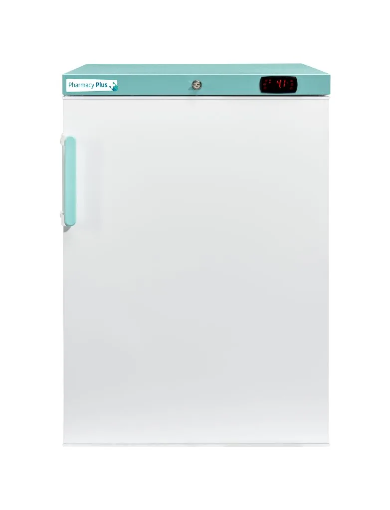 LEC Medical Laboratory & Medical Refrigeration Lec Medical PPSR158BT-UK Solid Single Door Pharmacy Plus Bluetooth Enabled Countertop Refrigerator, 158 Litres