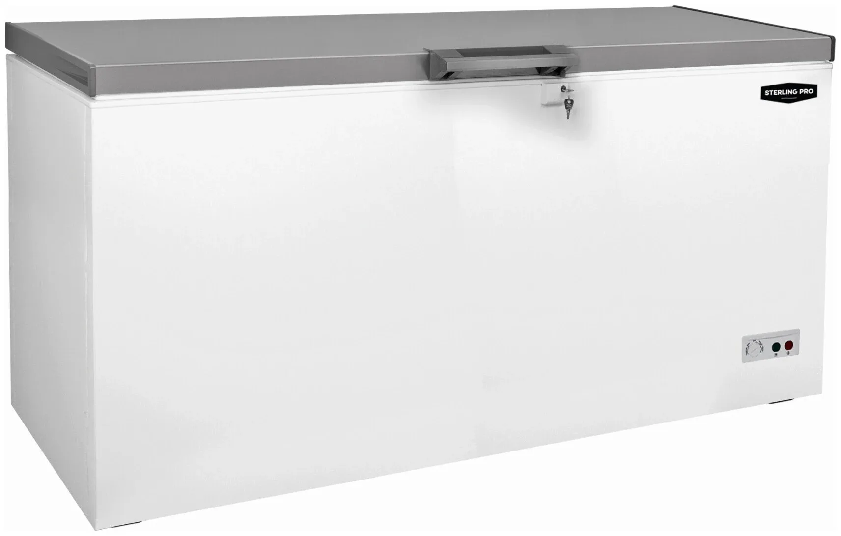 Sterling Pro Green SPC570SS Chest Freezer / Chiller / Fridge with Stainless Steel Lid, Litres 572