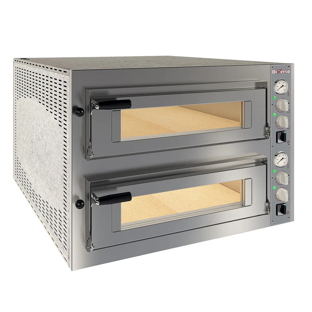 Diverso by Diamond Diverso WR-FD26-MF Electric oven 2x 6 pizzas diam.350mm, 2 rooms