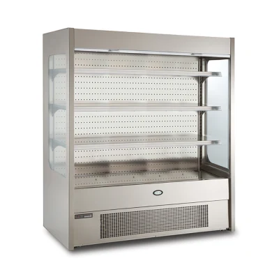 Foster FMSLIM1800NG/18-163 Slimline Multideck with Nightblind and Glass End Panels, 1800mm