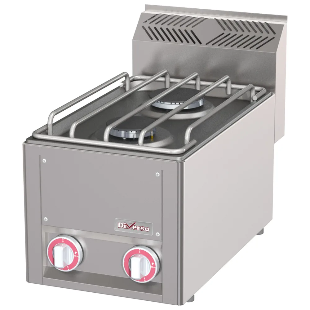 Diverso by Diamond Diverso WR-G2FT-01 Gas cooker 2 burners, -Top-
