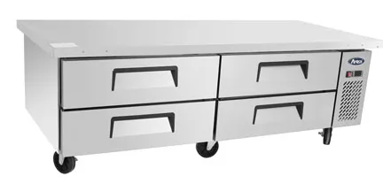 Atosa MGF8453GR 4 Drawer Refrigerated Chef Base 340 Litres, 4 x 2/1GN