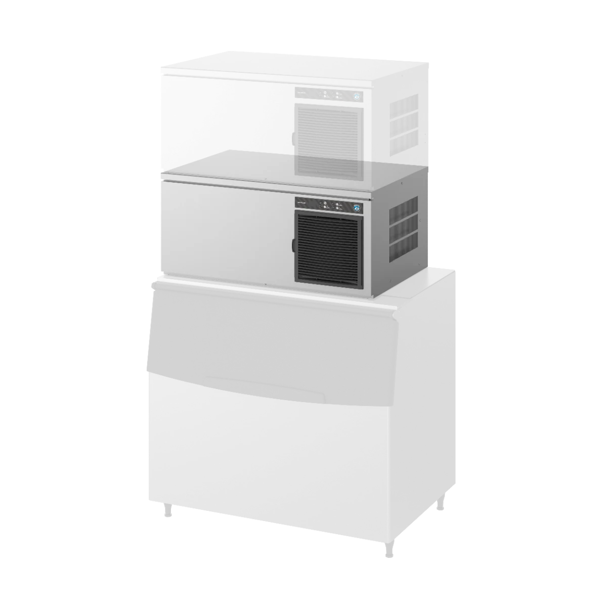 Hoshizaki IM-240XWNE-HC-C Modular & Stackable Cylinder Ice Maker, 205kg/24hrs Output