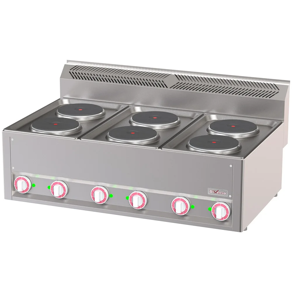 Diverso by Diamond Diverso WR-E6PT-19 Electric range 6 plates