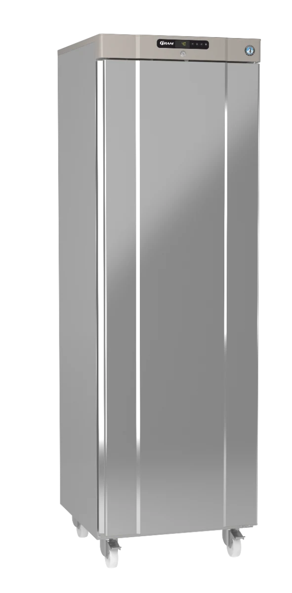 Hoshizaki Compact K420 R-C DR G U Single Door Stainless Steel Upright Refrigerator, 343 Litres