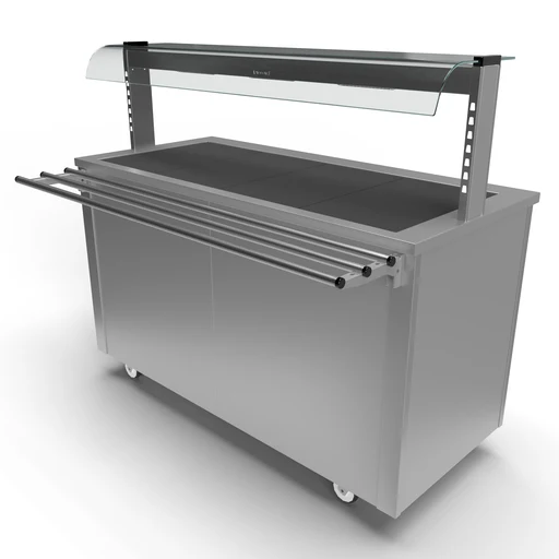 Moffat Versicarte Pro VC4HTQGTR Size 4 Hot Cupboard with Neo Ceran Hot Top package, Complete with Gantry & Tray Rail