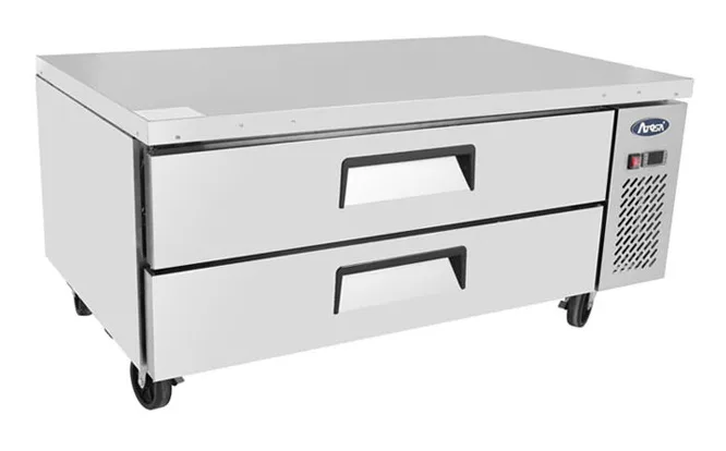 Atosa MGF8450GR 2 Drawer Refrigerated Chef Base 215 Litres, 2 x 2/1GN & 6 x 1/6GN