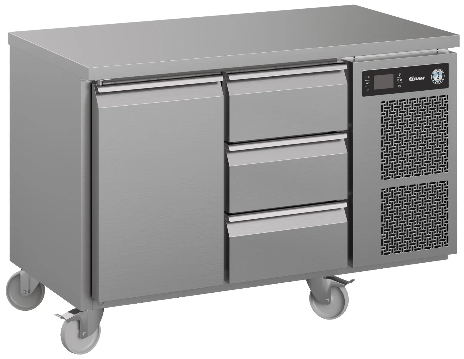 Hoshizaki Premier K 2 A DL 3D C U 1 Door & 6 Drawer Stainless Steel Refrigerated Counter, 301 Litres