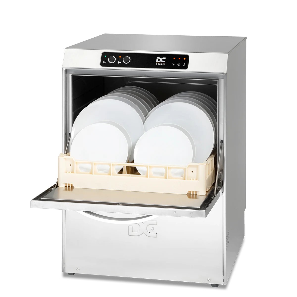 DC Products DC SD50 Standard Range 500mm Basket Frontloading Commercial Dishwasher, 18 Plates