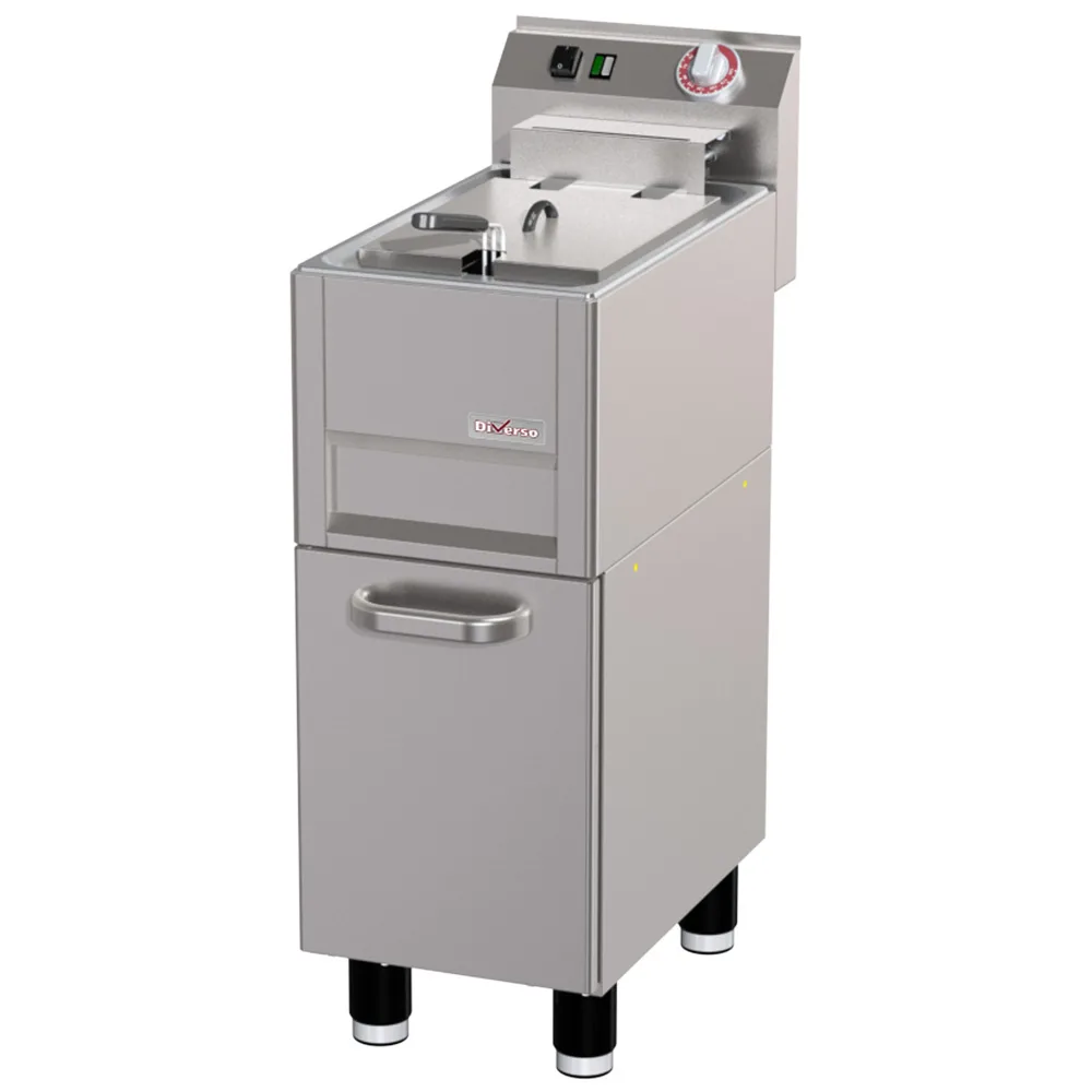 Diverso by Diamond Diverso WR-EF13-28 Electric fryer 13 liters on stand, with drain