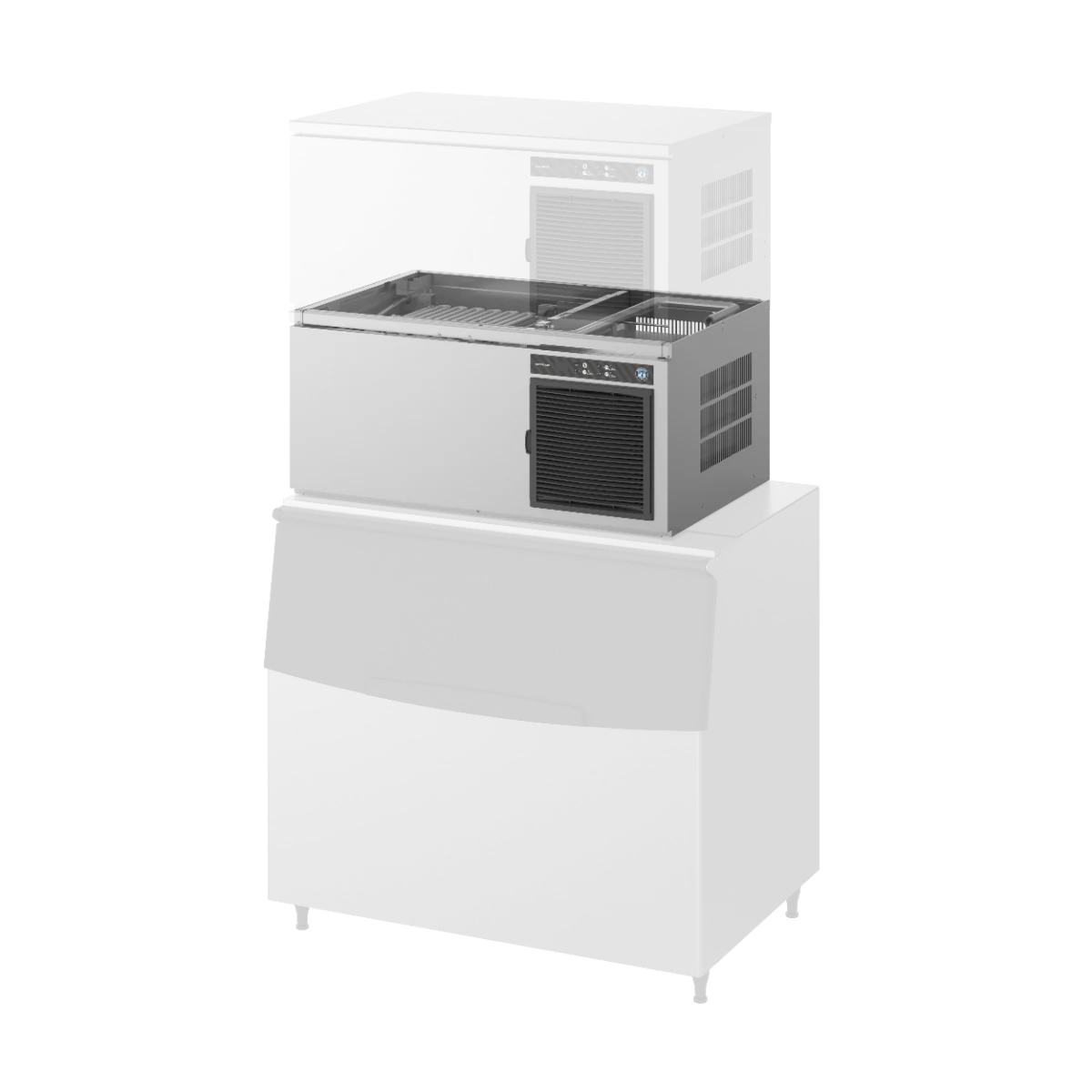 Hoshizaki IM-240XNE-HC-23 Modular & Stackable Cube Ice Maker, 180kg/24hrs Output