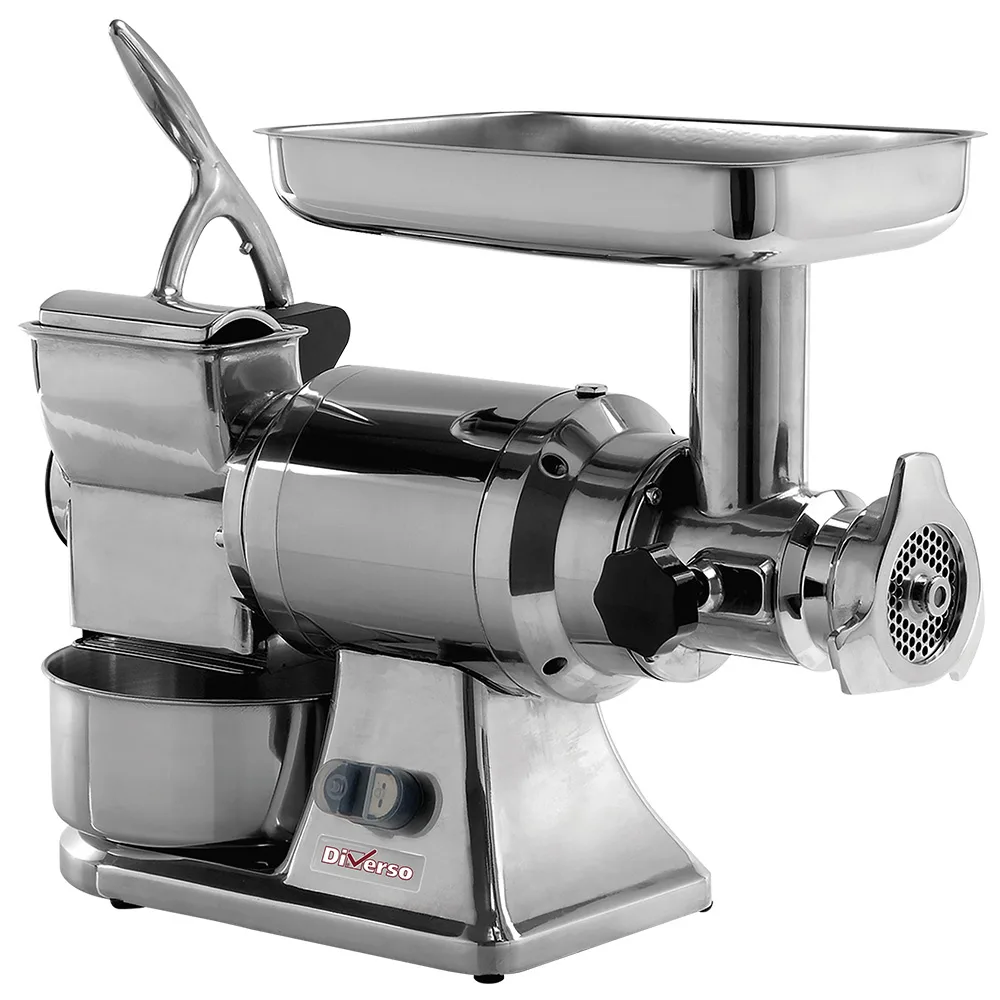 Diverso by Diamond Diverso WR-TGRP-22 Combination meat mincer No22 and parmesan grater