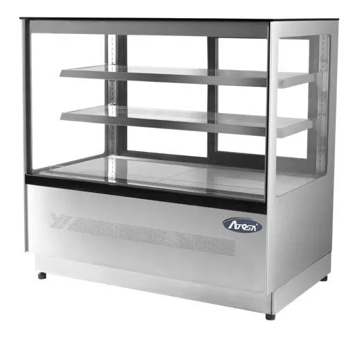 Atosa WDF127F Heavy Duty Squared Glass Deli Counter, 1204mm