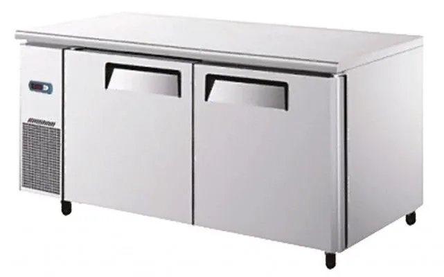 Atosa YPF9032GR Two Door Stainless Steel Refrigerated Counter, 370 Litres