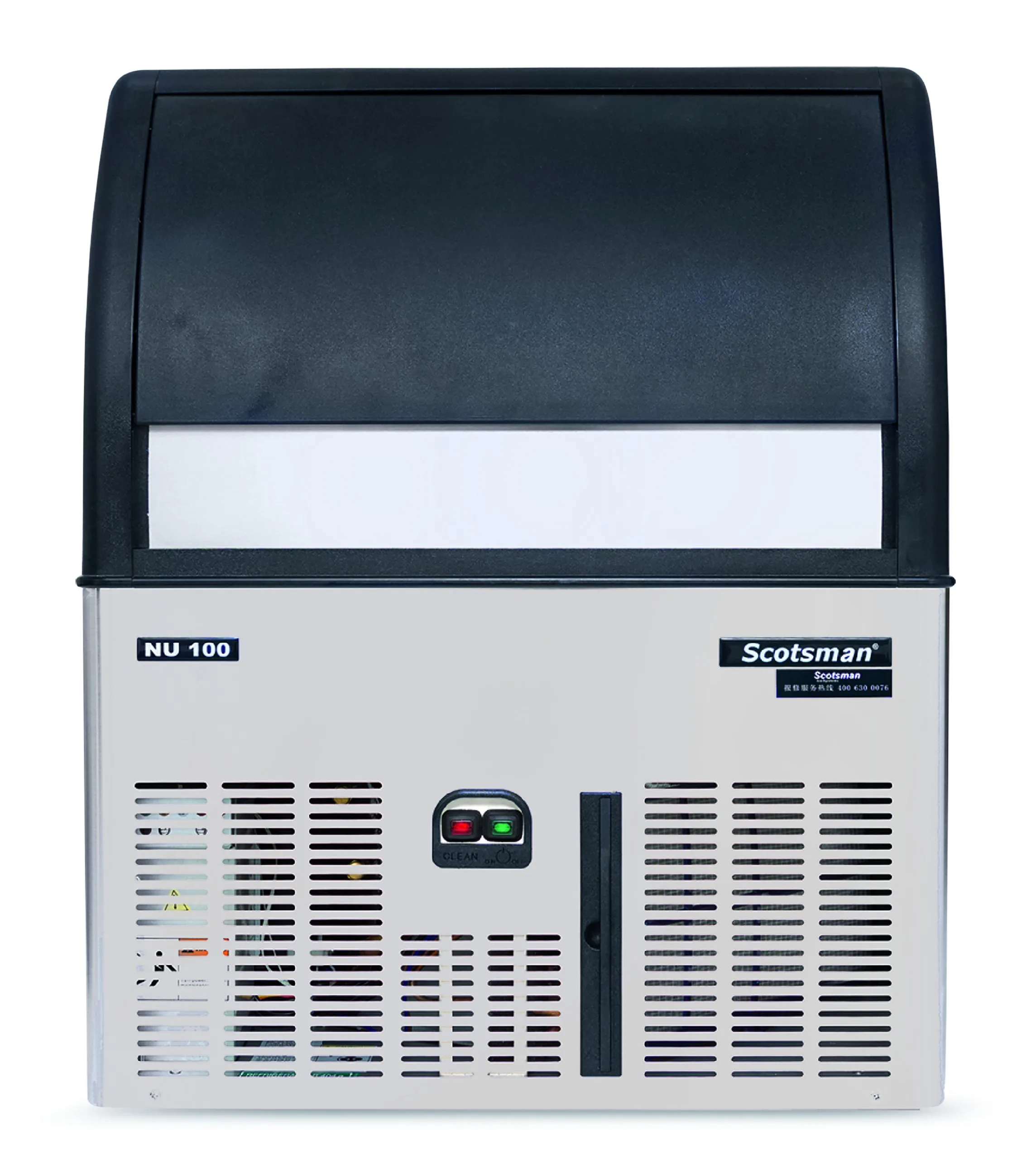 Scotsman NU 100 Self Contained Dice Ice Maker, 56kg/24hrs Output / 20kg Storage