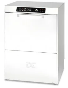 DC Products DC SXD50AD Standard Extra Range 500mm Basket Frontloading Commercial Dishwasher with Break Tank & Drain Pump, 12 Plates