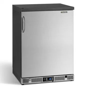Gamko GF/100RSCS Right Hand Hinged Solid Single Door Anthracite Bottle Cooler, 50 Pint Glasses