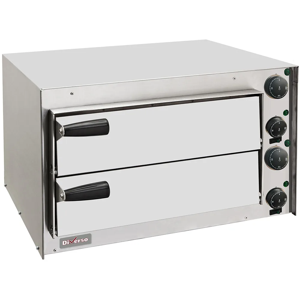 Diverso by Diamond Diverso WR-PZ35-PX Pizza oven 350 mm, double chamber