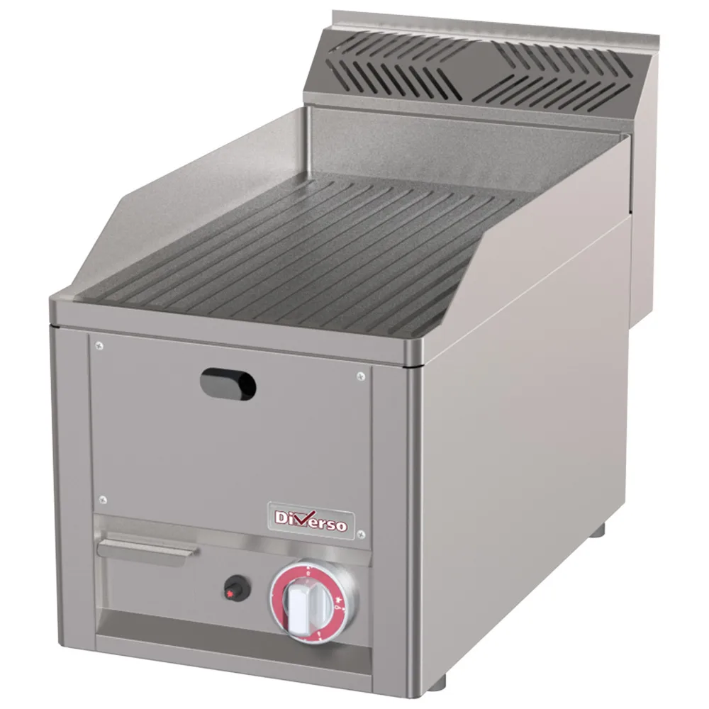 Diverso by Diamond Diverso WR-GPRS-24 Grooved gas griddle -Top-