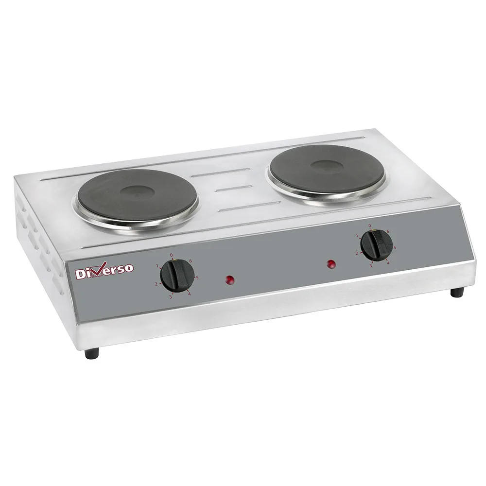 Diverso by Diamond Diverso WR-RTD-2E Table top electric stove, 2 plates ?? 190mm