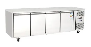 Atosa EPF3442HD 4 Door Preparation Counter Fridge, 510 Litres