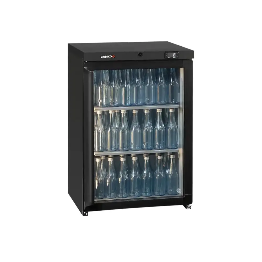 Gamko LG3-150RG Maxiglass Low Height Glass Door Bottle Cooler, 125 Litres
