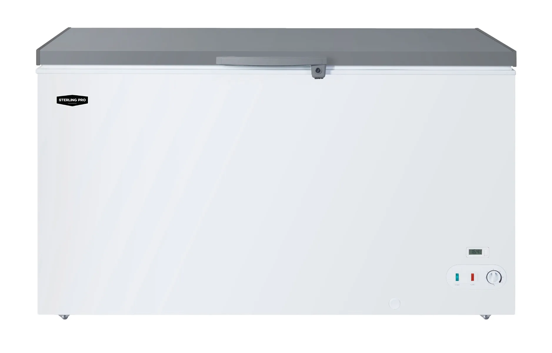 Sterling Pro Cobus SP450CFSS Stainless Steel Lid Chest Freezer, 450 Litres