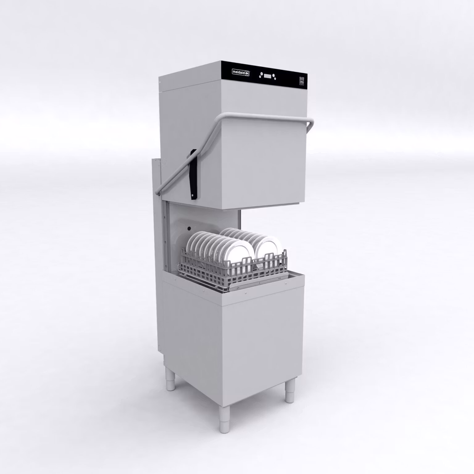 Maidaid C201D Passthrough Dishwasher, 500x500mm Rack (Replaces Model C2011D)